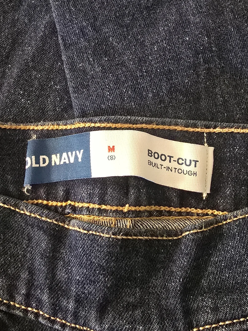 Old Navy Girl's Boot-Cut Stretchy Pull On Jeans- Size 8